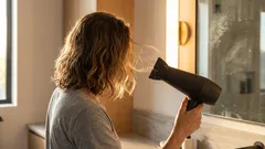 Este erro durante a secagem torna o cabelo seco e quebradiço.