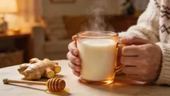 Gengibre com leite para constipações: uma bebida que realmente ajuda a aquecer a garganta