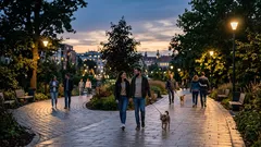 Uma caminhada noturna para dormir melhor: 20 minutos que mudam o seu dia inteiro